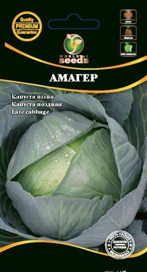 Капуста білокачанна пізня "Амагер" 1г. WoS