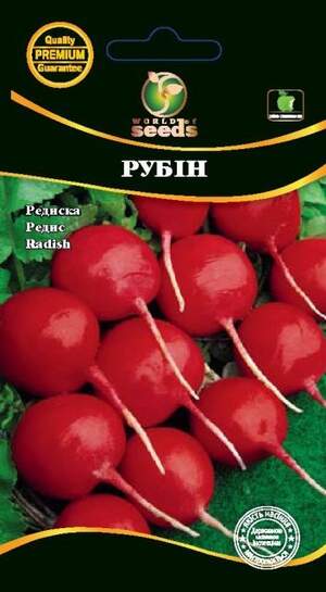Насіння редиски Рубін 3г. WoS Насіння редиски Рубін 3г. WoS