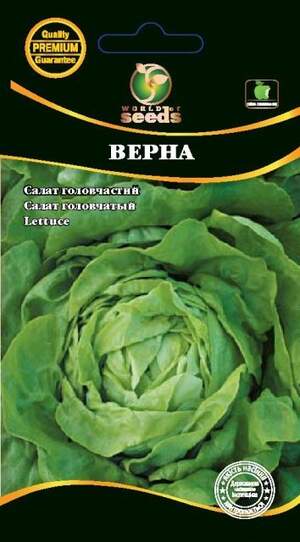 Насіння салату Верна 0,5г. WoS