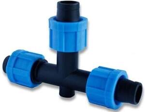 Трійник затискний для крапельної стрічки SantehPlast Трійник затискний для крапельної стрічки SantehPlast