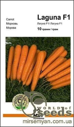 Морква "Лагуна" F1 10 г А Нунемс (Nunhems)