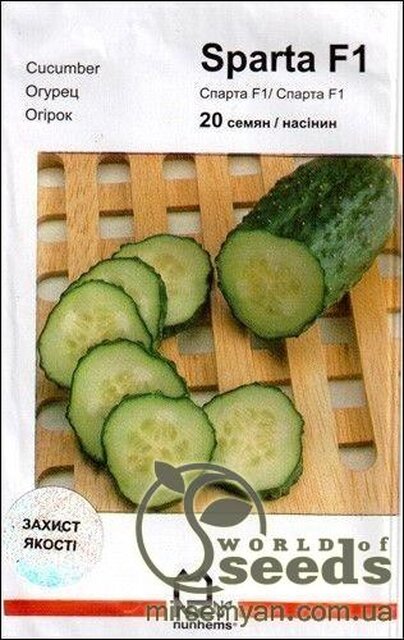 Огірок «Спарта» F1 20 насінин, Нунемс (Nunhems) Огірок «Спарта» F1 20 насінин, Нунемс (Nunhems)
