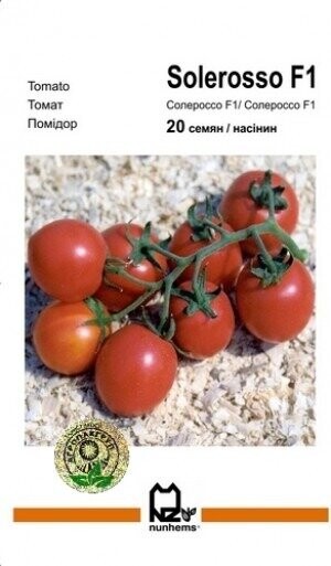 Томат «Солероссо» F1 20 насінин, Нунемс (Nunhems) Томат «Солероссо» F1 20 насінин, Нунемс (Nunhems)