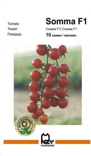 Томат «Сомма» F1 10 насінин, Нунемс (Nunhems) Томат «Сомма» F1 10 насінин, Нунемс (Nunhems)