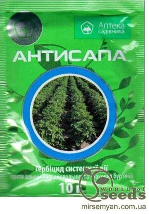 Гербіцид "Антисапа", 10 г, UKRAVIT Гербіцид "Антисапа", 10 г, UKRAVIT