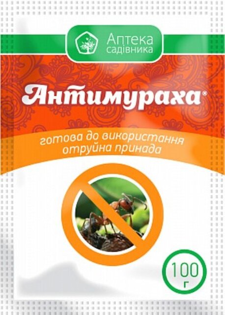 Родентицид "Антимураха", 100 г, UKRAVIT Родентицид "Антимураха", 100 г, UKRAVIT