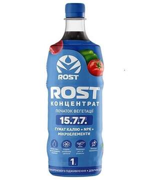 ROST-концентрат (азотне), NPK 15-7-7, 1 л