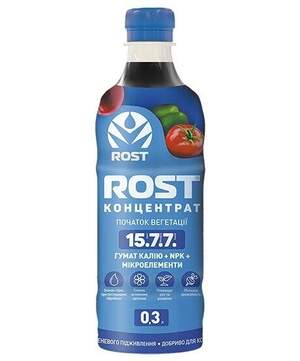 ROST-концентрат (азотне), NPK 15-7-7, 0,3 л ROST-концентрат (азотне), NPK 15-7-7, 0,3 л