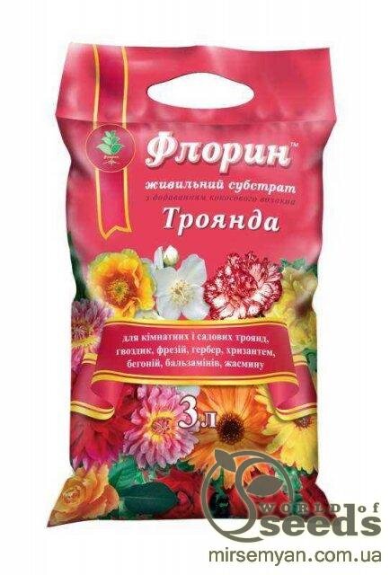 Субстрат "Флорін" для троянд, 3 л Субстрат "Флорін" для троянд, 3 л