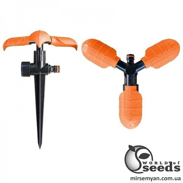 Зрошувач, що обертається з трьома листочками, на кілочку, ECO LINE, ECO-PW3325 Bradas Зрошувач, що обертається з трьома листочками, на кілочку, ECO LINE, ECO-PW3325 Bradas