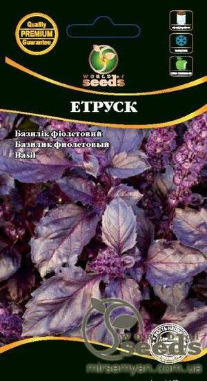 Базилік фіолетовий Етруск 0,5г. WoS Базилік фіолетовий Етруск 0,5г. WoS