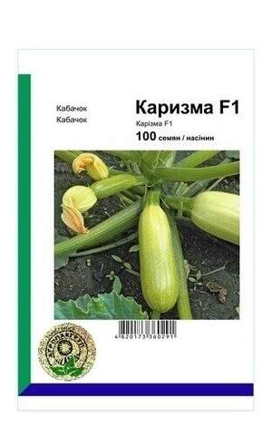 Кабачок Карізма F1 - 100 насінин А (Syngenta)