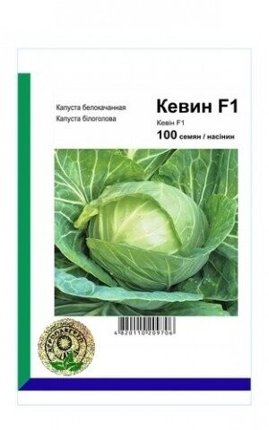 Капуста білокачанна Кевін F1 - 100 насінин А (Syngenta)