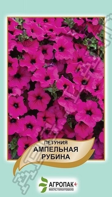 Петунія ампельна Рубіна - 50 насінин, А Петунія ампельна Рубіна - 50 насінин, А