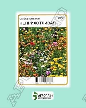 Насіння квіткових сумішей Невибаглива - 20 г