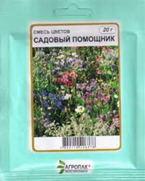 Насіння квіткових сумішей Садовий помічник – 20 грам А