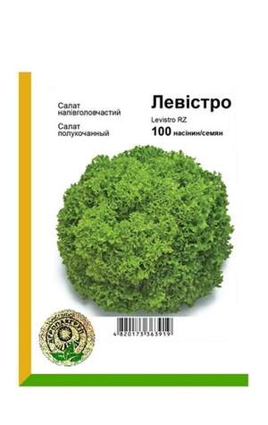 Салат напівкочанний Левістро - 100 насінин А (Rijk Zwaan) Салат напівкочанний Левістро - 100 насінин А (Rijk Zwaan)