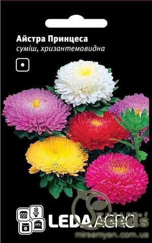 Астра "Принцеса", суміш, хризантемоподібна 0,2г. L (Hem Zaden BV Нідерланди)