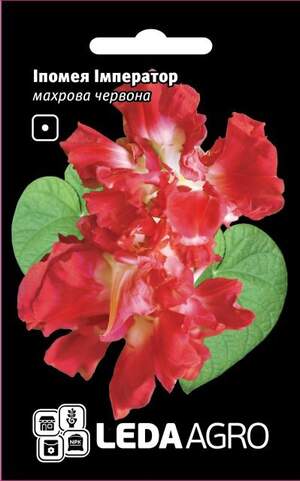 Іпомея, махрова червона "Імператор" 0,2г.L (Hem Zaden BV Netherlands)