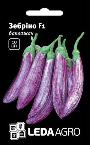 Баклажан "Зебріно" F1 10 шт. L (Yuksel Seeds) Баклажан "Зебріно" F1 10 шт. L (Yuksel Seeds)