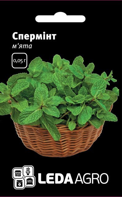 М'ята "Спермінт" 0,05 г. L (Hem Zaden BV Netherlands) М'ята "Спермінт" 0,05 г. L (Hem Zaden BV Netherlands)
