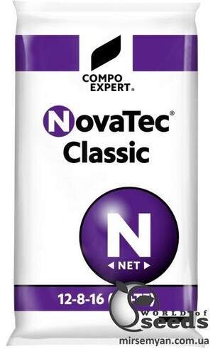 Добрива NovaTec Classic, NPK 12-8-16+3+ME 25кг. COMPO