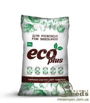 Субстрат ECO PLUS для розсади 10 л. Субстрат ECO PLUS для розсади 10 л.