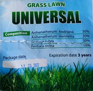 Суміш газонних трав Універсал 10кг LawnGrass Суміш газонних трав Універсал 10кг LawnGrass