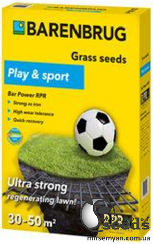 Елітний Газон "Спорт/BarPower RPR" Barenbrug 1 кг.