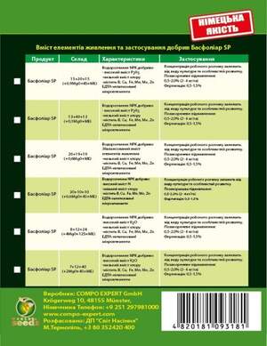 Басфоліар "Basfoliar" 20-19-19+ME 1кг Басфоліар "Basfoliar" 20-19-19+ME 1кг