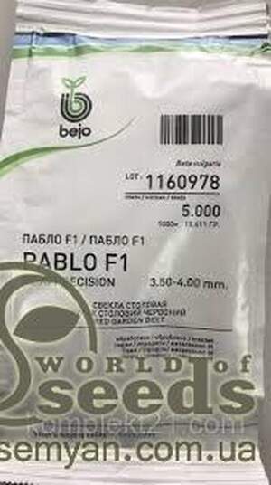Буряк столовий Пабло F1 5 000 нас. (Bejo) Буряк столовий Пабло F1 5 000 нас. (Bejo)
