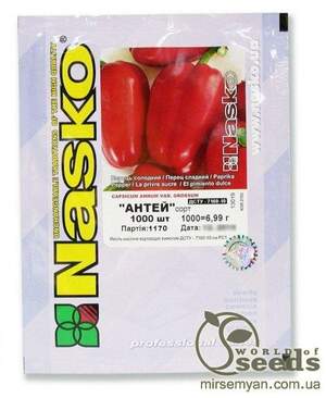 Насіння перцю "Антей" 1000 с. НАСКО Насіння перцю "Антей" 1000 с. НАСКО
