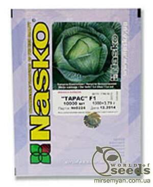 Капуста пізня "Тарас" F1 2500 с. НАСКО Капуста пізня "Тарас" F1 2500 с. НАСКО