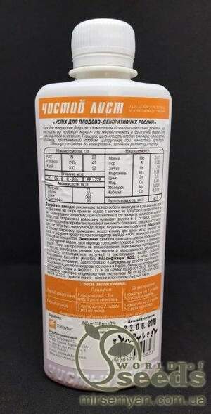 Добриво  Чистий Лист Успіх для плодово-декоративних 310 мл (Kvitofor)
