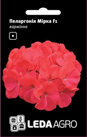Пеларгонія зональна "Мирка" F1 5 семена L (Cherny Чехія)