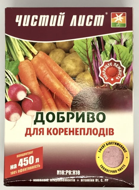 Добриво Чистий Лист для коренеплодів 300г. (Kvitofor) Добриво Чистий Лист для коренеплодів 300г. (Kvitofor)