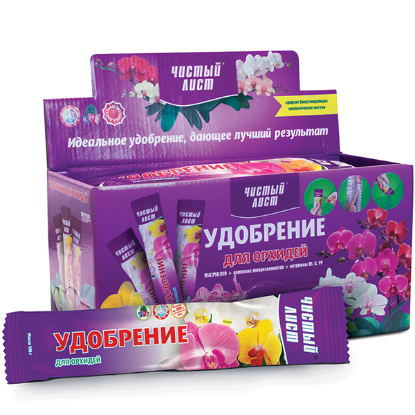 Добриво Чистий Лист для орхідей 100 г. (Kvitofor) Добриво Чистий Лист для орхідей 100 г. (Kvitofor)