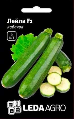 Насіння кабачка "Лейла" F1 5с. (Enza Zaden / Енза Заден)