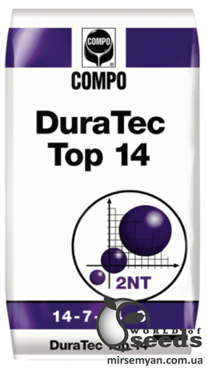 Добрива Компо "Дюратек Топ 14/DuraTec Top NPK 14" 14-7-14+ME 25 кг (Germany)