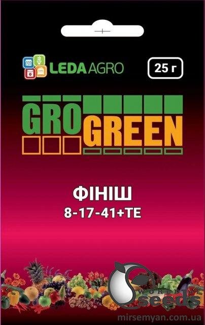 Добрива ГроГрін (GroGreen) Фініш NPK 8-17-41 25 г. Добрива ГроГрін (GroGreen) Фініш NPK 8-17-41 25 г.