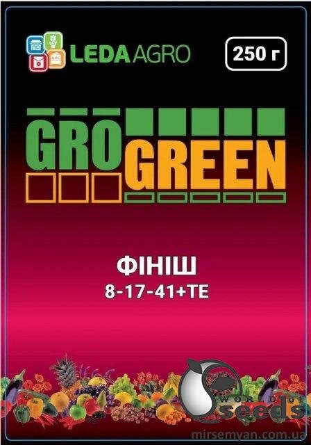 Добрива ГроГрін (GroGreen) Фініш NPK 8-17-41 250 г. Добрива ГроГрін (GroGreen) Фініш NPK 8-17-41 250 г.