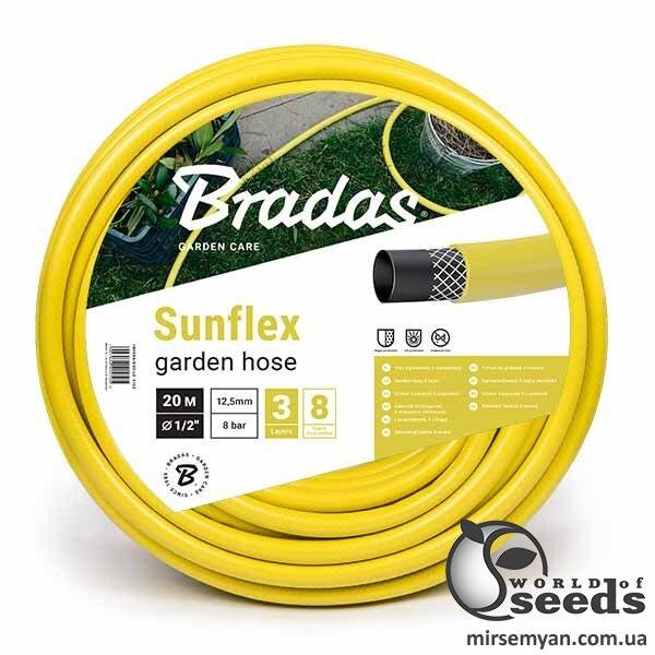 Шланг для поливу SUNFLEX 3/4" (19мм) 20м Bradas Шланг для поливу SUNFLEX 3/4" (19мм) 20м Bradas