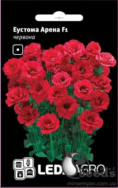 Еустома Арена F1 червона 5 семена Л Еустома Арена F1 червона 5 семена Л