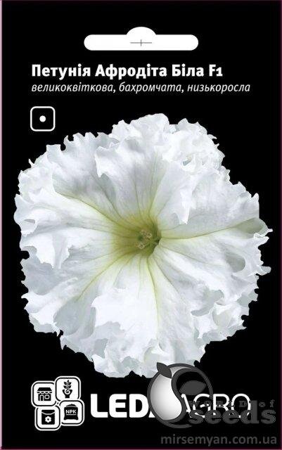 Петунія Афродіта F1 Біла 10 семена Л Петунія Афродіта F1 Біла 10 семена Л