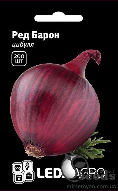 Цибуля Ред Барон F1 200 семена Л Цибуля Ред Барон F1 200 семена Л