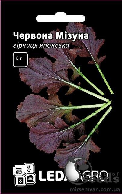 Гірчиця японська "Червона Мізуна" 5 г . L (Hem Zaden BV Нідерланди) Гірчиця японська "Червона Мізуна" 5 г . L (Hem Zaden BV Нідерланди)