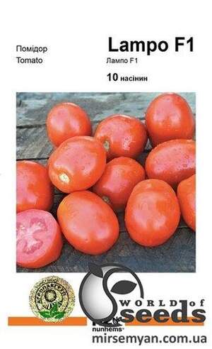 Томат Лампо F1 - 10 насінин А (Nunhems)