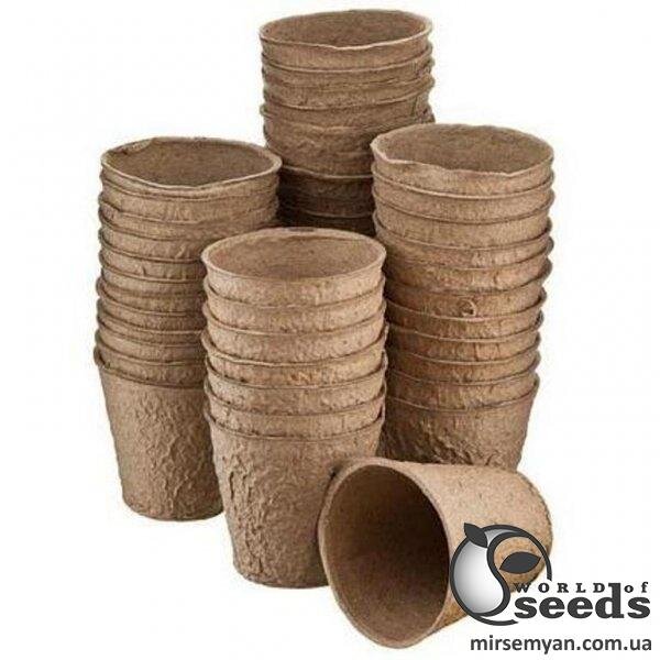 Торф'яні горщики Jiffy, 8*8 см (круг.) Торф'яні горщики Jiffy, 8*8 см (круг.)