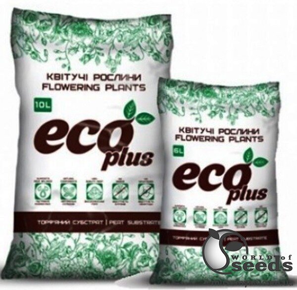 Субстрат для квітучих рослин 6 л ECO PLUS Субстрат для квітучих рослин 6 л ECO PLUS
