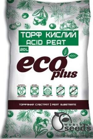 Торф кислий ECO PLUS 20 л.